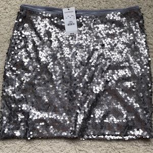 Express sequin skirt